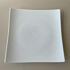 MEDARD de NOBLAT Oxygen blanc dinner plate